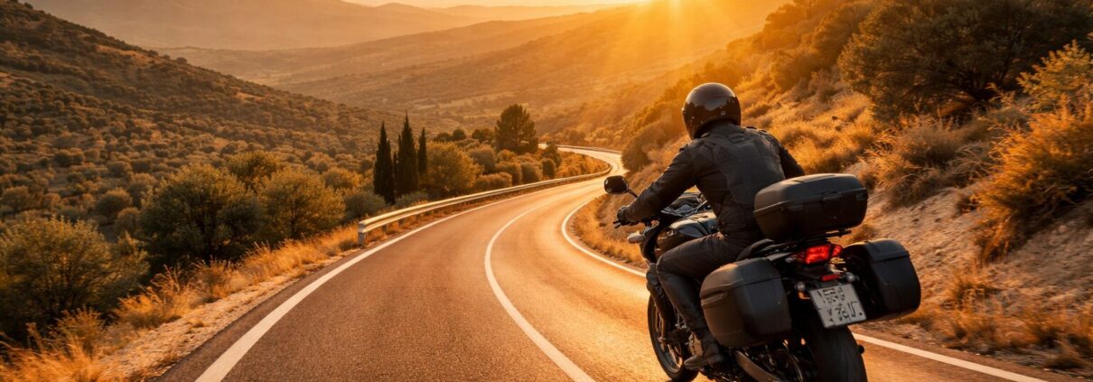 Motorrad fahren in Spanien