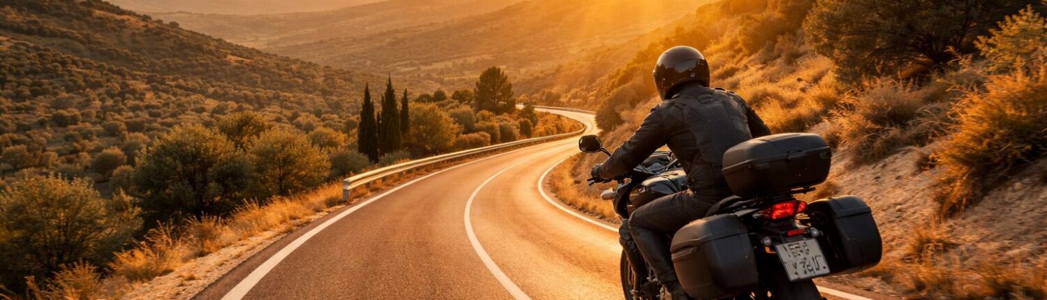 Motorrad fahren in Spanien