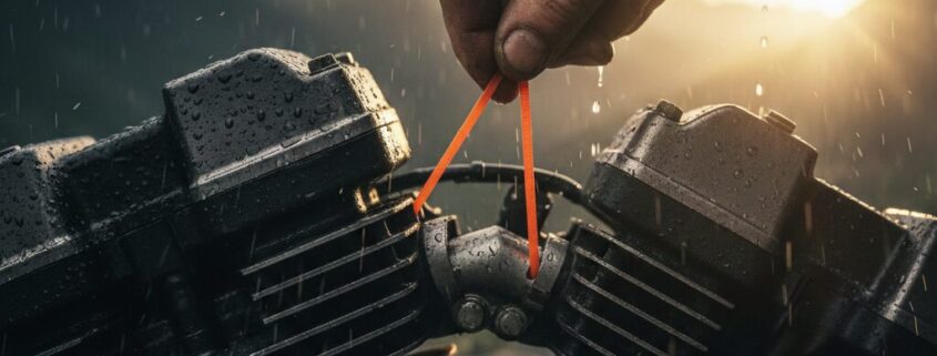 Wie Du mit dem Kabelbinder Deine Motorradtour rettest