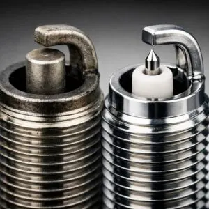 Iridium spark plug vs standard spark plug centre electrode