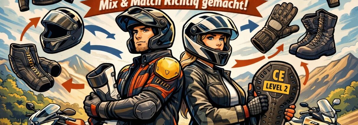 Motorradbekleidung - Unterschiedliche Größen kombinieren - Tipps und Tricks