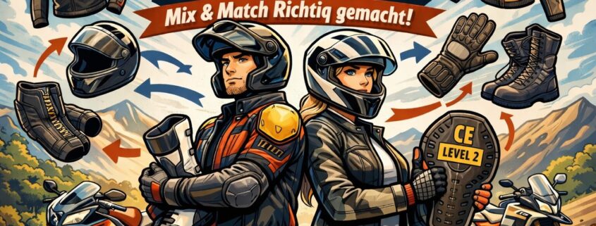 Motorradbekleidung - Unterschiedliche Größen kombinieren - Tipps und Tricks