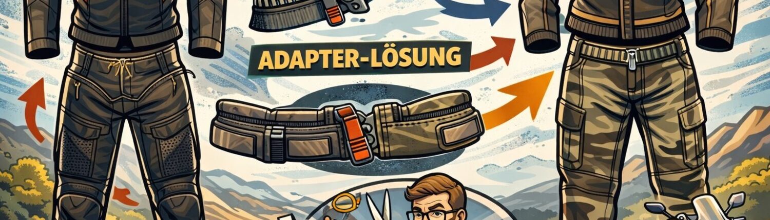 Motorradbekleidung Adapter und Schneider