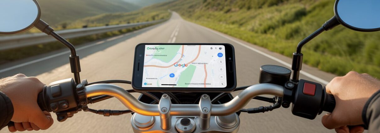 Google Maps als Motorrad-Navigationssystem - Anleitung & Tipps