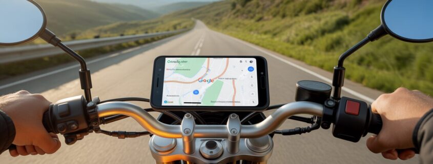 Google Maps als Motorrad-Navigationssystem - Anleitung & Tipps