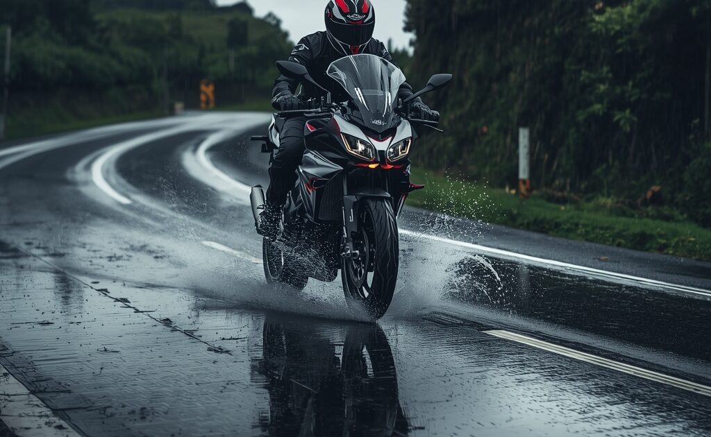 Motorradreifen Grip - Die Wahl des richtigen Reifens entscheidet ĂĽber die Rutschgefahr im Regen oder auf nasser Fahrbahn