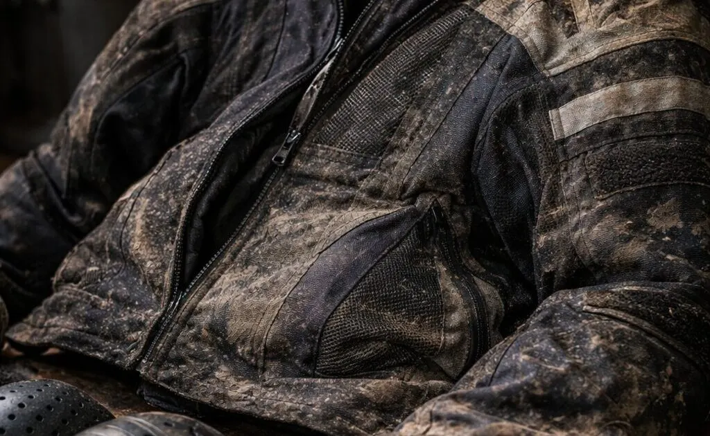 Dirty motorcycle jacket? This guide shows you how to wash it.