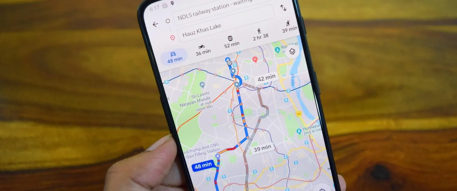 Google Maps - Datenaustausch - Intelligentes System