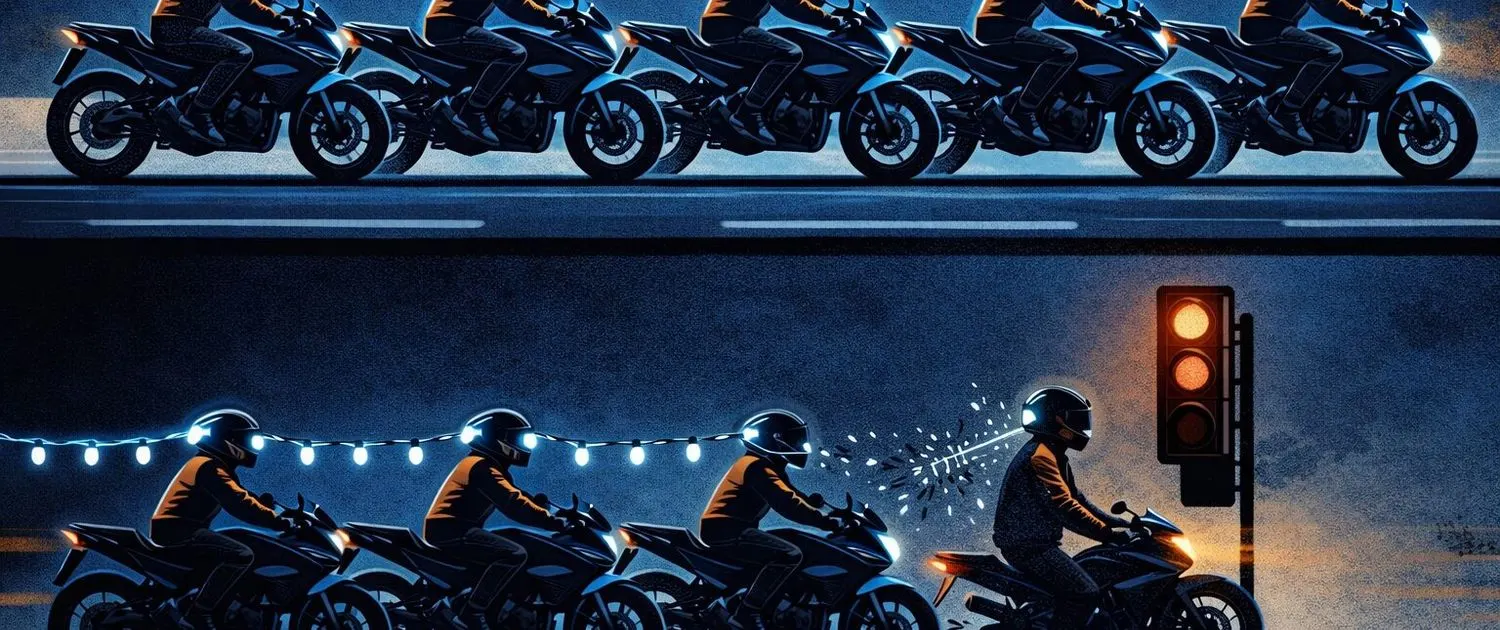 Mesh communication on a motorcycle tour: how to stay connected