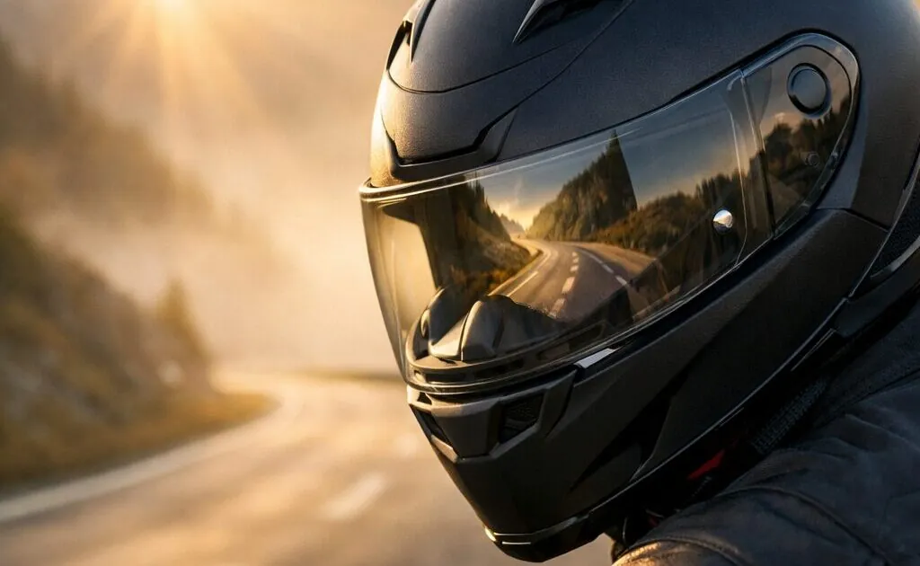 Motorradhelm kaufen: Normen und Visier im Blick